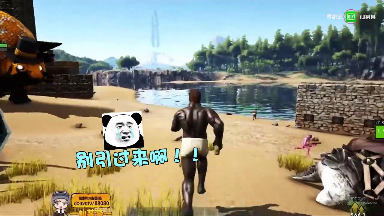 绝地求生仙某某：水友承诺送坐骑，仙某某还没来得及开心，就被一个失误操作搞到心态爆炸