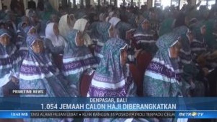 Jemaah Calon Haji Asal Bali Diberangkatkan