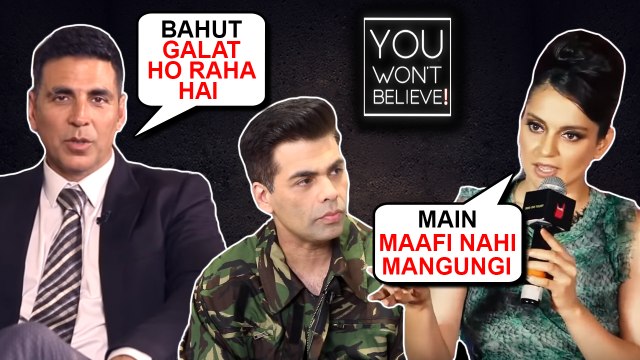 Kangana, Karan, Akshay, Sridevi | BOLLYWOOD Stars Who Were Forced To Clarify Controversies