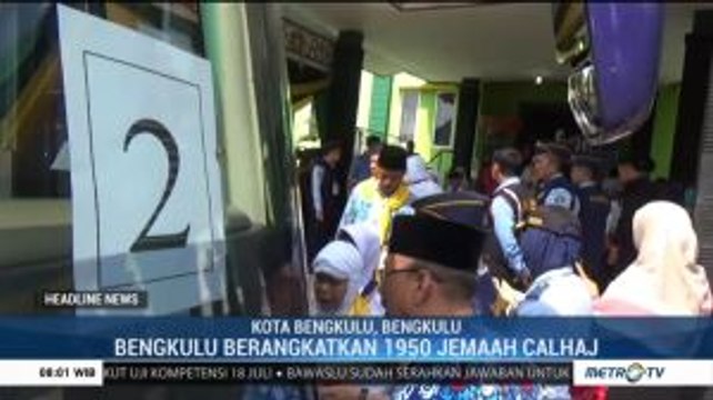 386 Calhaj Asal Bengkulu Diberangkatkan ke Tanah Suci