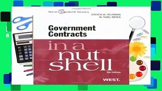 [BEST SELLING]  Government Contracts in a Nutshell (Nutshell Series)