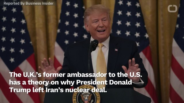 Former UK Ambassador's Memo Says Trump Left Iran Deal Because Of Barack Obama
