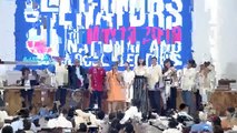 Poe, Binay refuse Duterte fist pump with senators-elect
