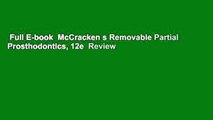 Full E-book  McCracken s Removable Partial Prosthodontics, 12e  Review