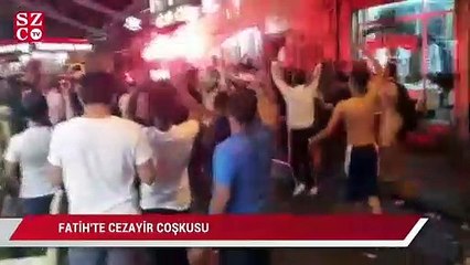 Fatih'te Cezayir coşkusu