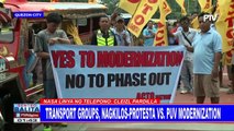 Transport groups, nagkilos-protesta vs PUV modernization