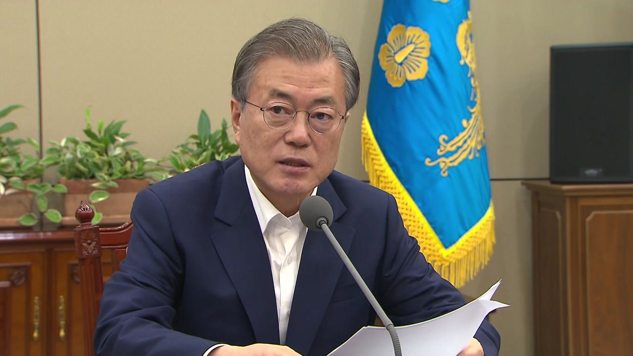 문 대통령, 전례 없는 강한 경고..."일본에 더 큰 피해 갈 것" (발언 전문) /...