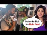 Shilpa Shetty's BEDROOM becomes WWE wrestling ground as RAJ KUNDRA & son Vihan WRESTLES