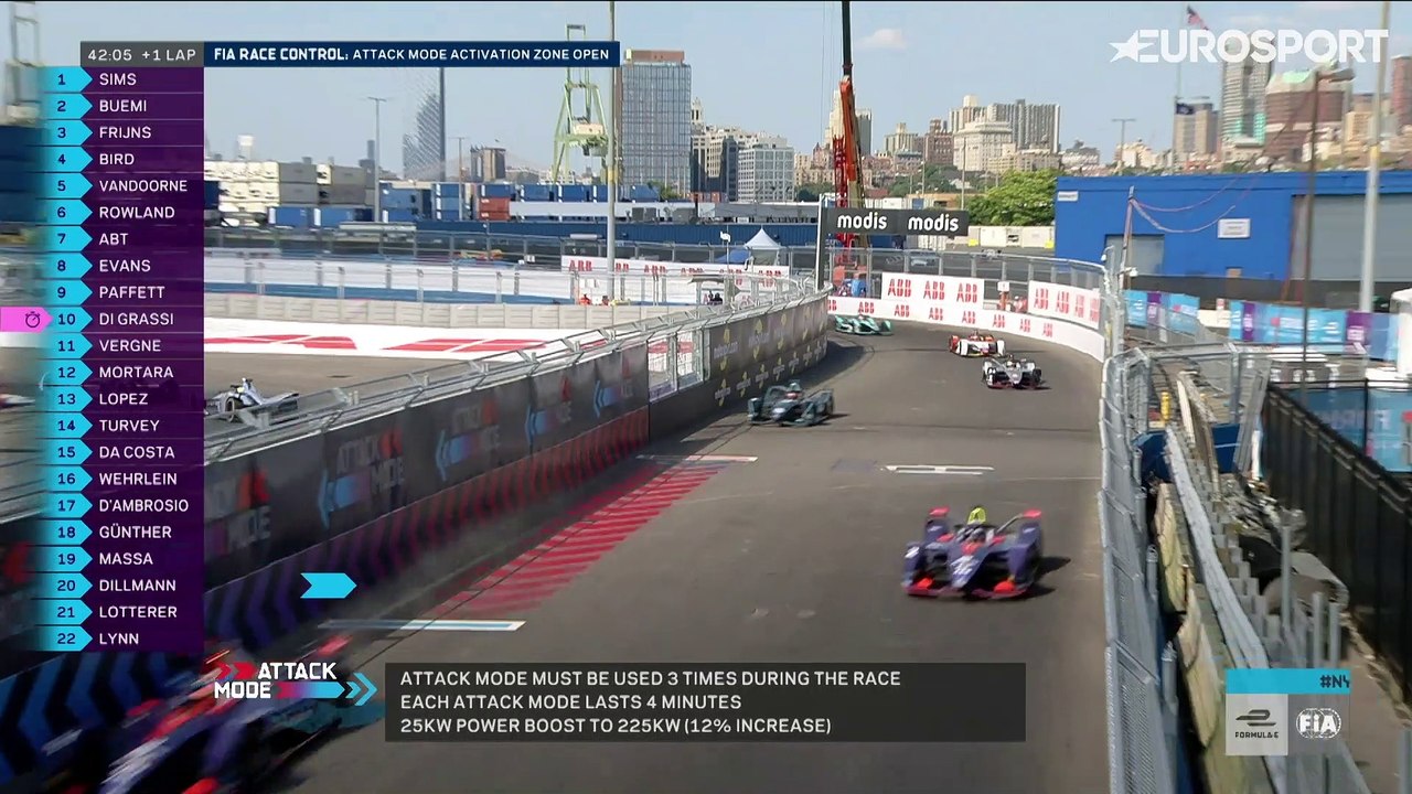 FIA Formula E -  Jean-Eric Vergne Wins Championship in New  York