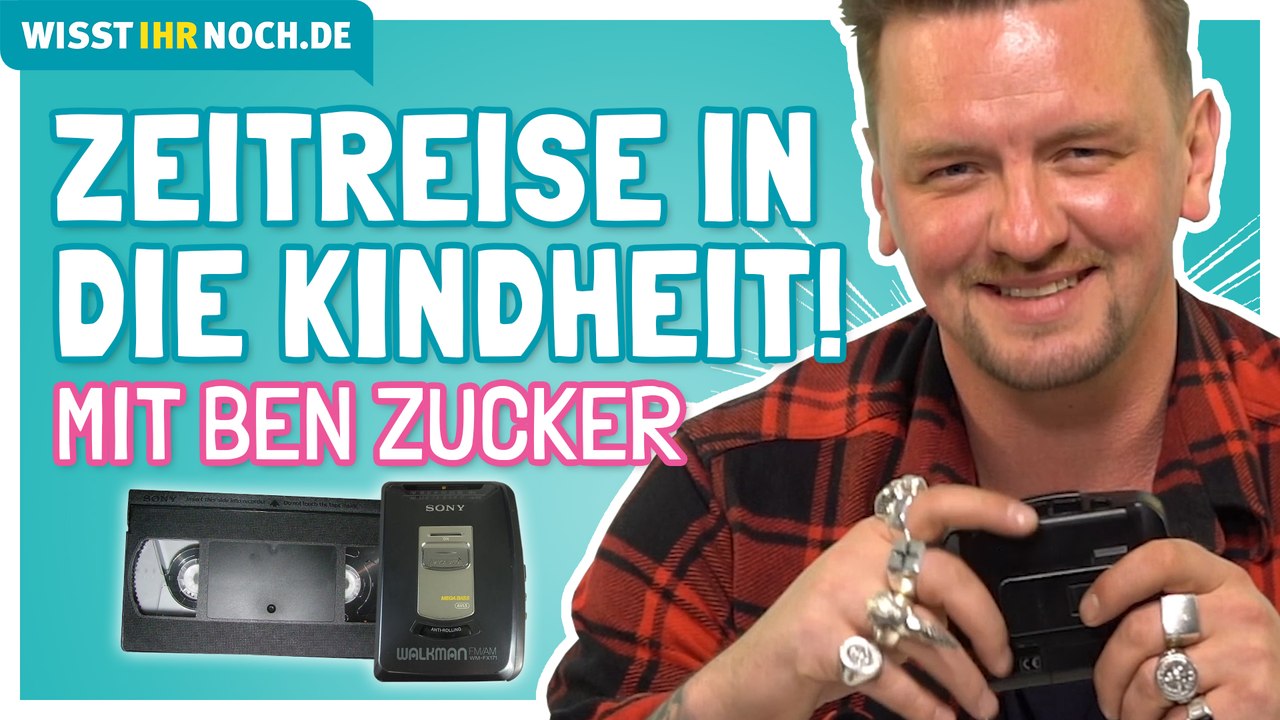 Ben zucker wühlt in seiner vergangenheit: handy, walkman und kassette