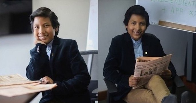 À 13 ans, ce jeune Péruvien dirige sa propre banque destinée aux enfants et à l'environnement