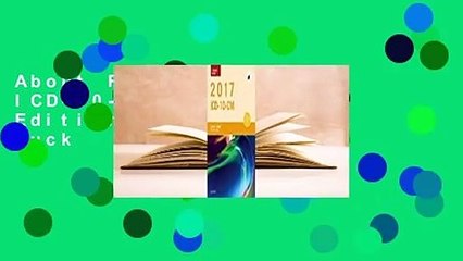 About For Books  2017 ICD-10-CM Standard Edition by Carol J. Buck