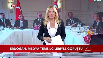 Cumhurbaşkanı Erdoğan Medya Temsilcileriyle Görüştü