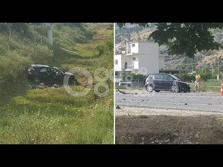 Familja nga Elbasani aksidentohet në rrugën Gjirokastër Kakavijë
