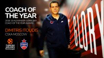 Alexander Gomelsky Coach of the Year: Dimitris Itoudis, CSKA Moscow