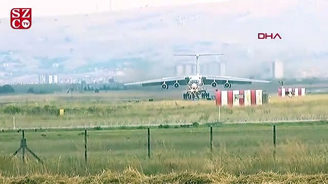 S-400 parçalarını taşıyan sekizinci uçak indi