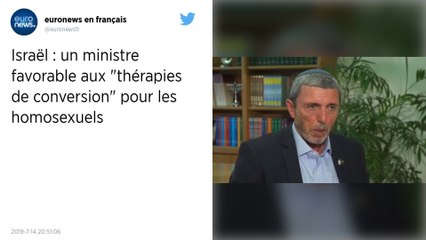 Israël : Le ministre de l’Éducation crée un tollé en se disant favorable aux « thérapies de conversion » pour les homosexuels