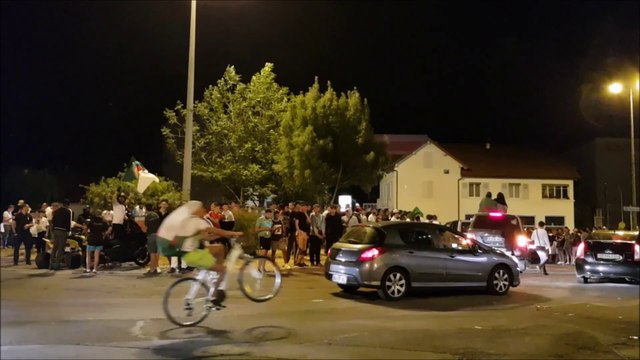 ANNEMASSE | Scènes de liesse après la victoire de l'Agérie (1/2 finale CAN 2019)