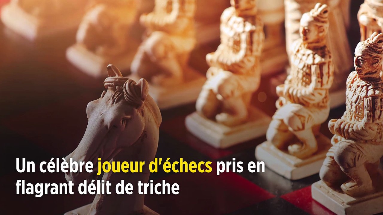 Un célèbre joueur d'échecs pris en flagrant délit de triche
