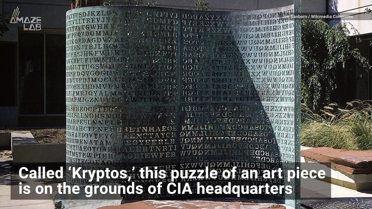 This Mysterious CIA Sculpture Has Stumped Code Breakers For 30 Years