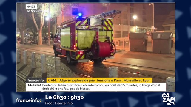 Macron sifflé sur les Champs-Élysées - ZAPPING ACTU DU 15/07/2019