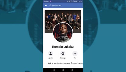 Attention: un faux profil intitulé «Romelu Lukaku» sévit sur Facebook