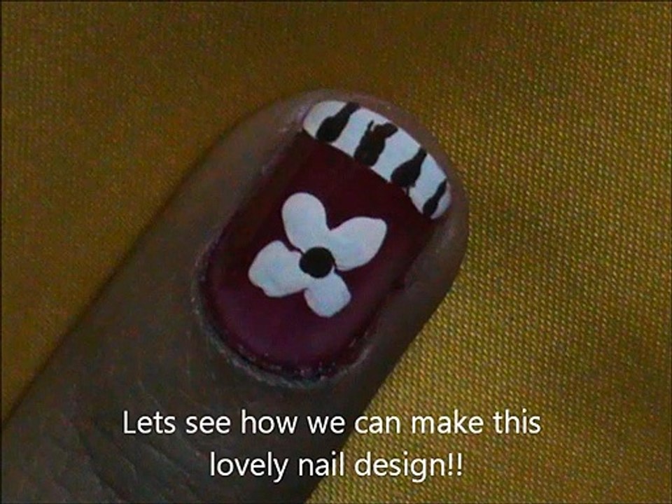 Cute Flower Nail Designs!