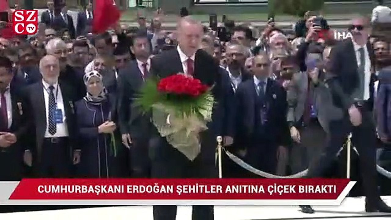 Cumhurbaşkanlığı Sarayı’nda 15 Temmuz şehitlerini anma töreni