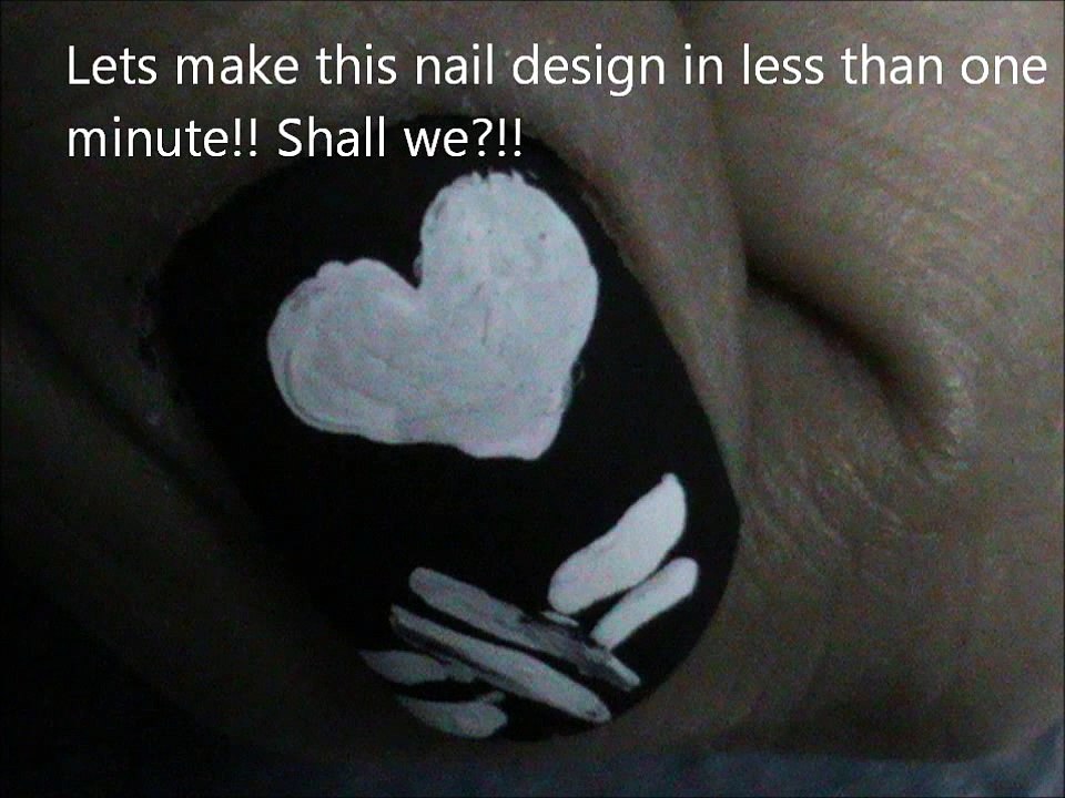 One Minute Nail Design Tutorials !