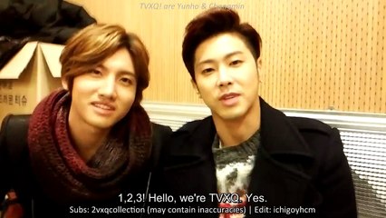 [ENG SUB] 140109 TVXQ! Message to K-Pop Fans