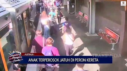 DUNIA PUNYA CERITA -_Anak Terperosok Jatuh di Peron Kereta