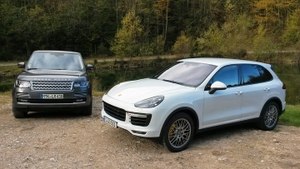 Range Rover Supercharged and Porsche Cayenne Turbo