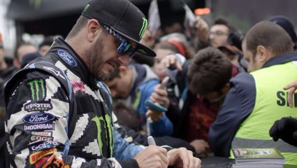 Ken Block at the Monza Rallye Show