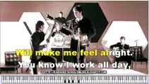 Karaoke The Beatles - A Hard Day's Night   - Free karaoke songs online with lyrics on the screen and piano.