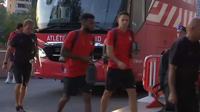 El Atlético a punto para medirse al Leganés