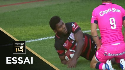 TOP 14 - Essai Noa NAKAITACI 1 (LOU) - Lyon - Paris - J1 - Saison 2019/2020