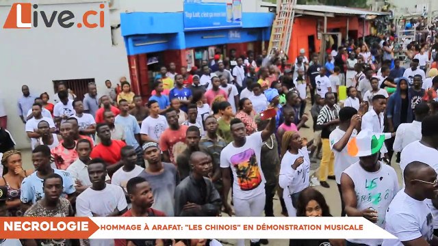 Hommage à Arafat- les chinois en démonstration musicale