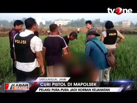 Detik-detik Baku Tembak dengan Pencuri Pistol Polisi