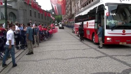 Cumhurbaşkanı Erdoğan Rize'den ayrıldı