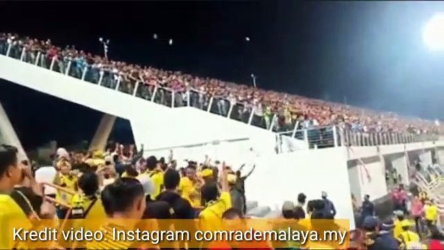 Kekecohan antara penyokong bola sepak P. Pinang - Perak, polis terima satu laporan