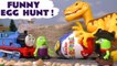 Funny Funlings Dinosaur Surprise Eggs Hunt with Marvel Avengers 4 Hulk & Ultron with How to Train Your Dragon Toothless Thomas and Friends Full Episode English