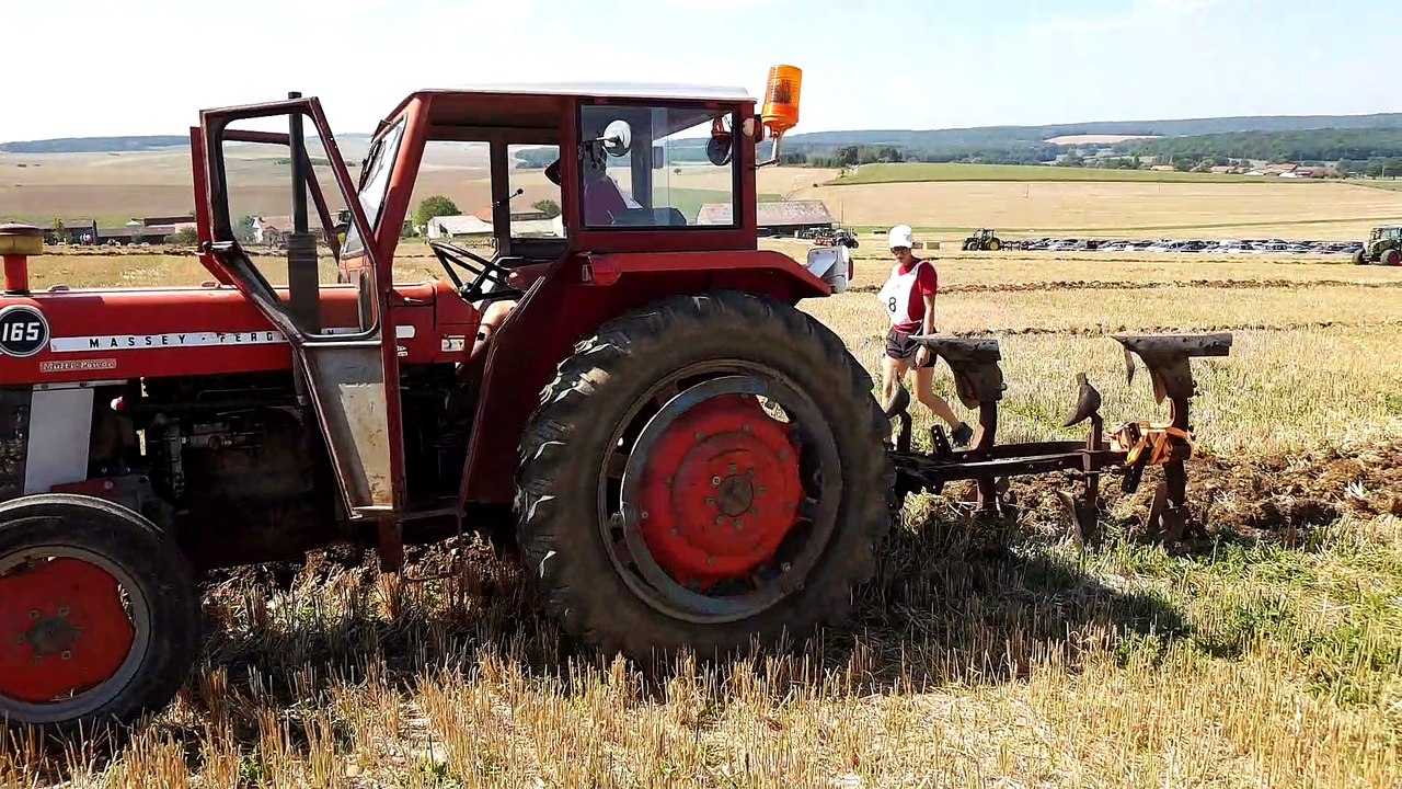 Concours départemental de labours dans la Meuse à Gercourt-et-Drillancourt