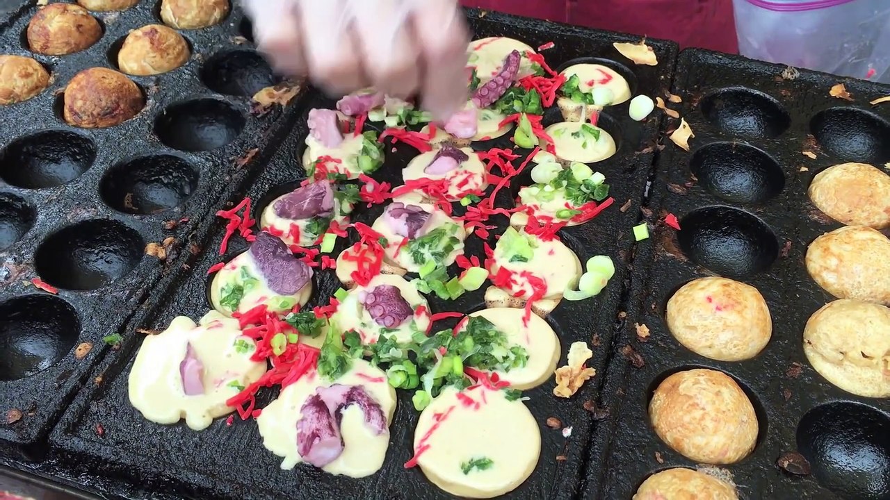 New York City Street Food - Takoyaki Octopus Balls