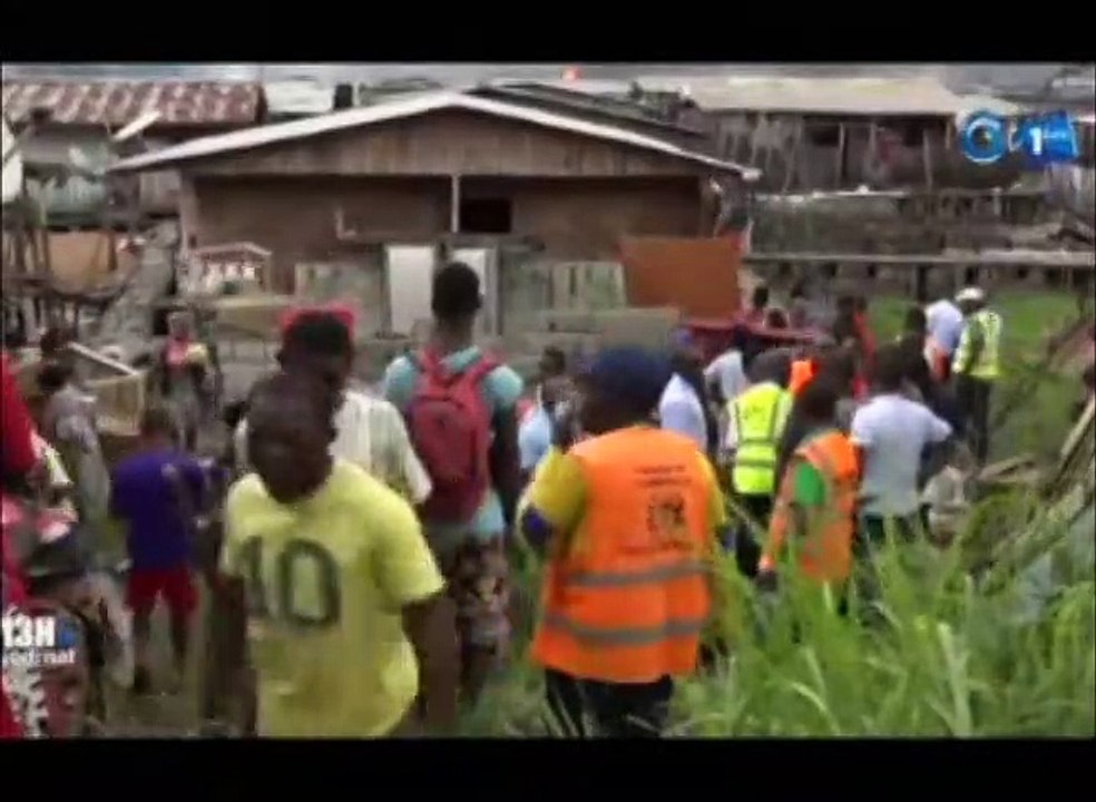 RTG - Destruction de plusieurs habitations au quartier Mindoubé après la mise en demeure du 1er adjoint au maire de la commune de Libreville