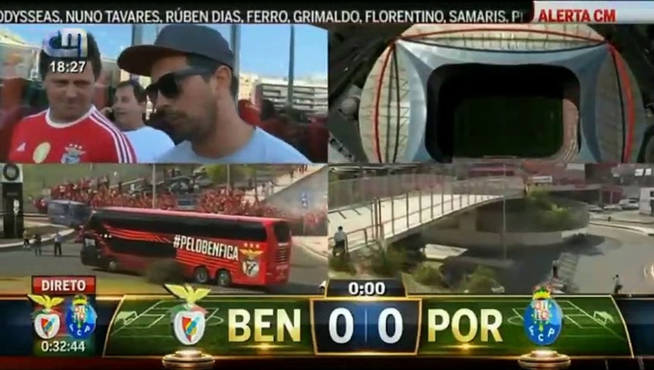 O clássico adepto-fanfarrão do SLB