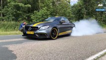INSANE BURNOUT with 745HP C63 AMG Akrapovic by AutoTopNL