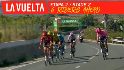 6 coureurs à l'avant / 6 riders ahead - Étape 2 / Stage 2 | La Vuelta 19