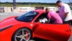 A 87 ans, elle  pilote une Ferrari sur le circuit de Bresse