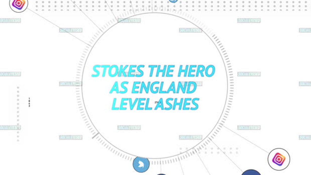 Socialeyesed - Stokes the hero as England level...