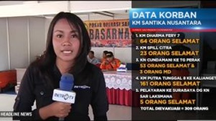 Nelayan Selamatkan 2 Korban KM Santika Nusantara yang Terbakar